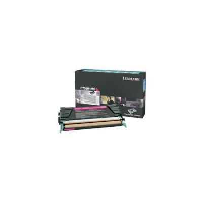 Toner Lexmark C736H1MG, magenta, 10 k, C736dn , C736dtn , C736n ,X736de , X738de , X738dte