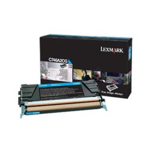 Toner Lexmark C746A3CG, cyan, 7 k, C746dn , C746dtn , C746n ,C748de , C748dte , C748e