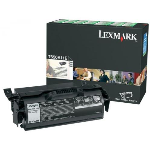 Toner Lexmark T650A11E, black, 7 k, T650dn , T650dtn , T650n ,T652dn , T652dtn , T652n , T654dn , T654dtn , T654n , T656dne