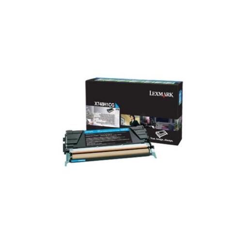 Toner Lexmark X748H3CG, cyan, 10 k, X748de , X748de Statoil ,X748de with total 5 years warranty , X748dte