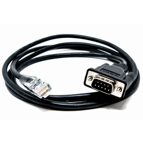 Cablu Moxa CBL-RJ45M9-150, RJ45 male - DB9 male, 1.5 m, Black