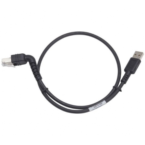 Cablu Zebra CBL-U20255-01 pentru DS55, RJ50 - USB, 0.6m, Black