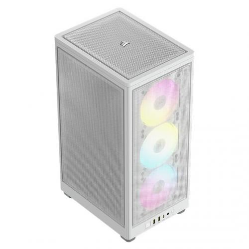 Carcasa Corsair 2000D RGB Airflow White, Fara sursa