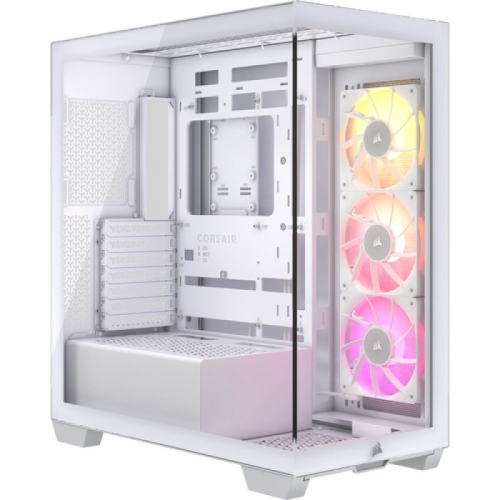 Carcasa Corsair iCUE LINK 3500X RGB White, Fara sursa
