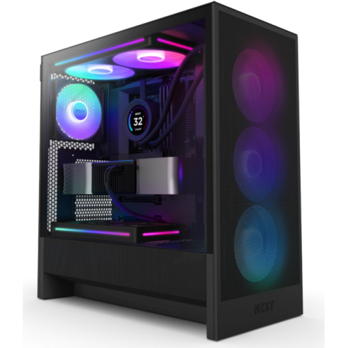 Carcasa NZXT H5 Flow RGB (2024) Black, Fara sursa