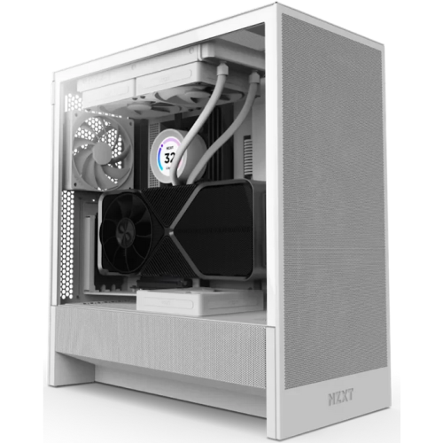 Carcasa NZXT H5 Flow (2024) White, Fara sursa