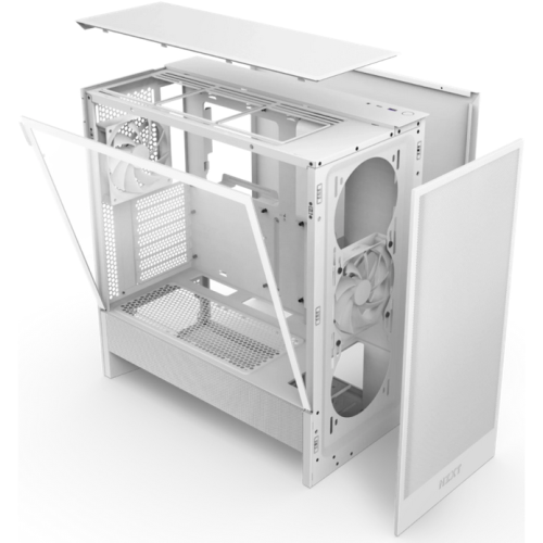 Carcasa NZXT H5 Flow (2024) White, Fara sursa