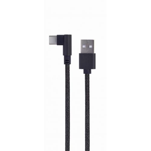 Cablu de date Gembird CC-USB2-AMCML-0.2M, USB - USB-C, 0.2m, Black