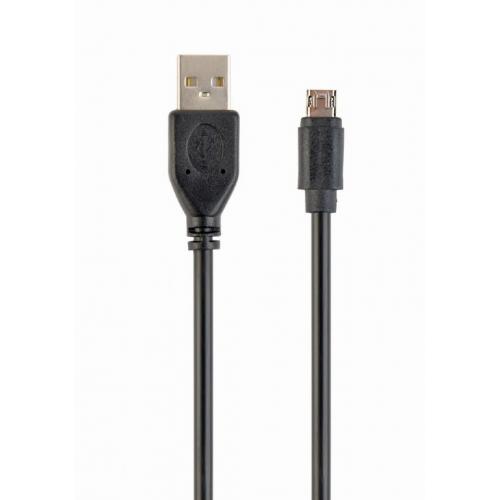Cablu de date Gembird CC-USB2-AMmDM-6, USB - micro USB, 1.8m, Black