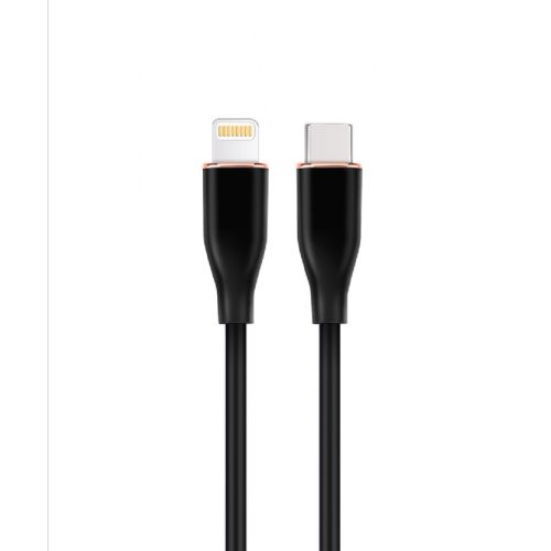 Cablu de date Gembird CC-USB2S-CM8PM-1.5M-BK, USB-C male - Lightning male, 1.5 m, Black
