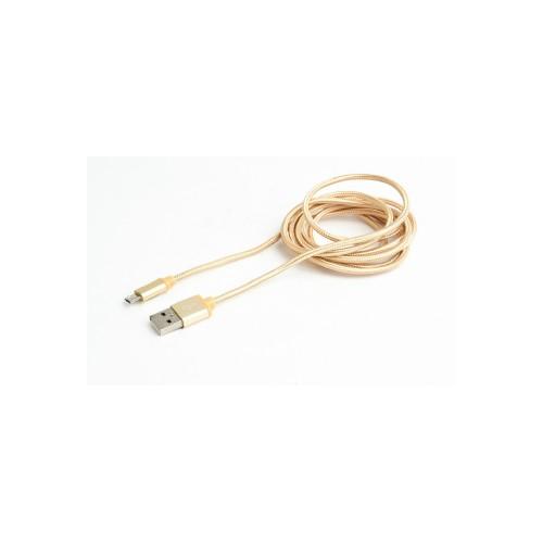 Cablu de date Gembird, USB 2.0 - micro USB, 1.8m, Gold