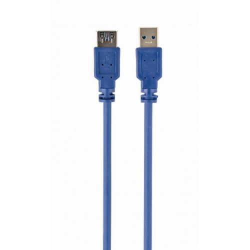 Cablu Gembird CCP-USB3-AMAF-10, USB 3.0 female - USB 3.0 male, 3 m, Blue