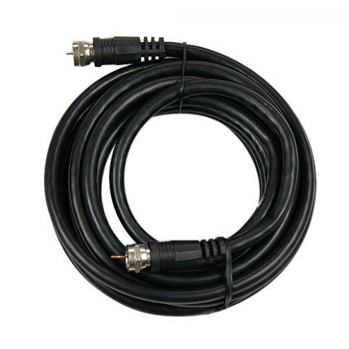 Cablu antena Gembird CCV-RG6-1.5M, F - F, 1.5m, Black