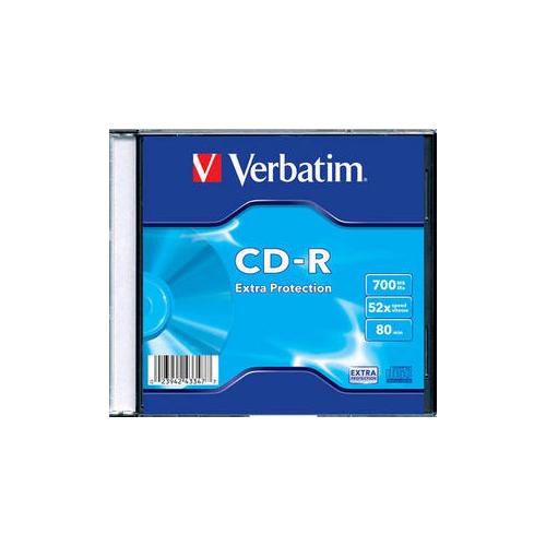 CD-R Verbatim 52X, 700MB, 1buc, Slim jewel case