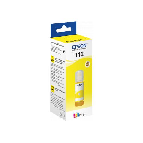 Cartus cerneala Epson 112 ECOTANK , pigment yellow, capacitate 70ml, pentru L6570.