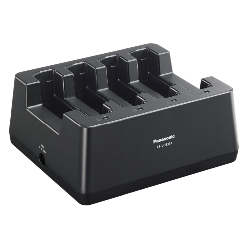 Cradle incarcare Panasonic CF-VCB331W pentru baterii laptop Toughbook 33, 4 sloturi, Black