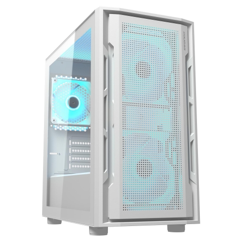 Carcasa Cougar Uniface Mini ARGB White, Fara sursa