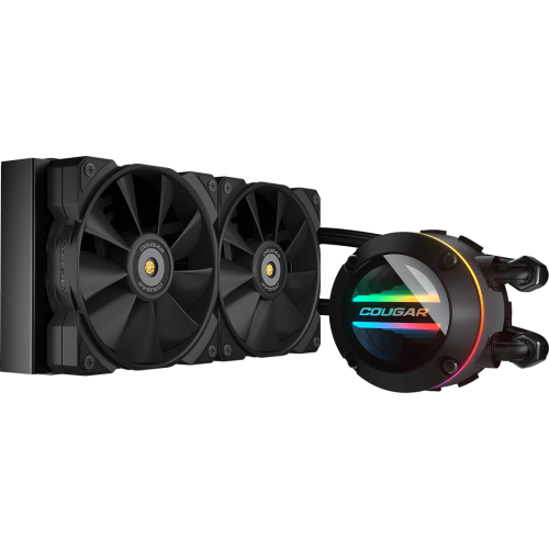 Cooler procesor Cougar Poseidon GT 240, ARGB LED, 2 x 120mm