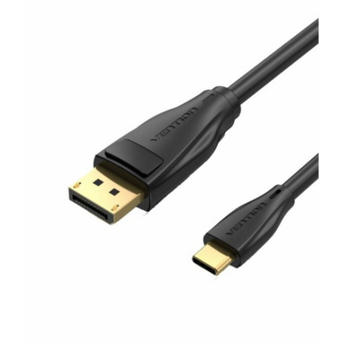Cablu Vention CGYBH, DisplayPort male - USB-C male, 2 m, Black