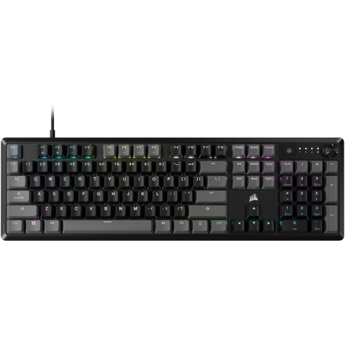 Tastatura Corsair K70 CORE, RGB LED, USB-A, Carbon Gray