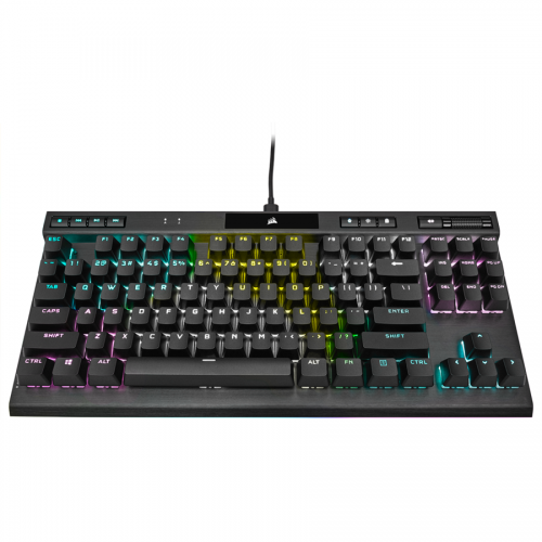 Tastatura Corsair K70 RGB TKL CHAMPION SERIES OPX Optical-Mechanical, RGB LED, USB, Black
