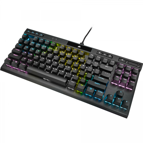 Tastatura Corsair K70 RGB TKL CHAMPION SERIES OPX Optical-Mechanical, RGB LED, USB, Black