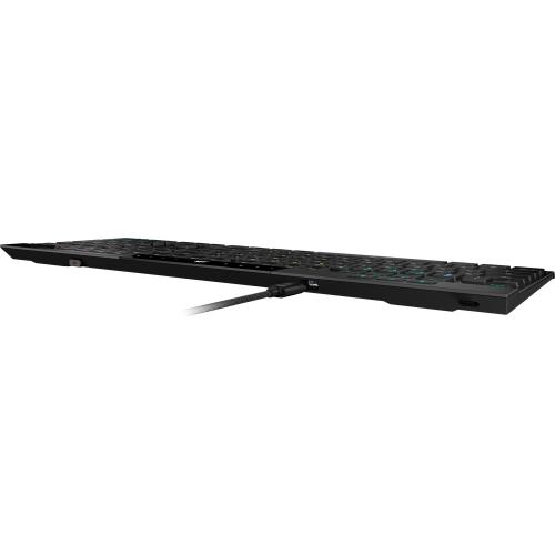 Tastatura Wireless Corsair K100 AIR Wireless, RGB LED, Bluetooth/USB Wireless/USB, Black