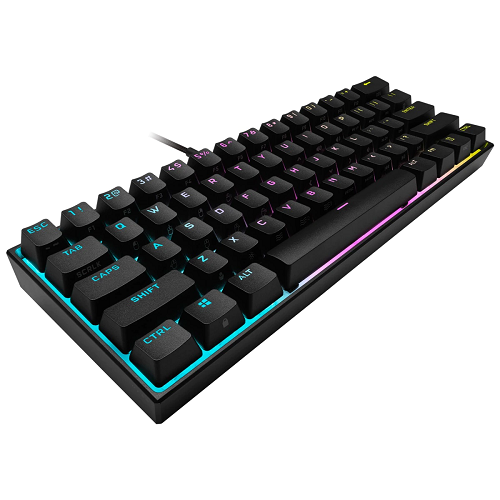 Tastatura Corsair K65 RGB Mini, RGB LED, USB, Black