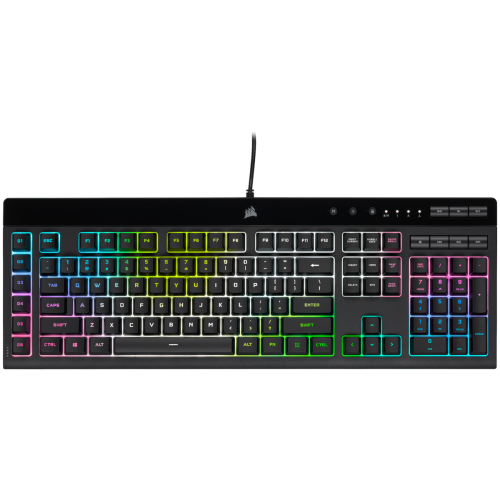 Tastatura Corsair K55 RGB Pro XT, RGB LED, USB, Black