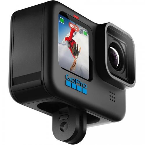 Camera Video Actiune GoPro H10B, Black + Trepied + Acumulator + Montura Magnet