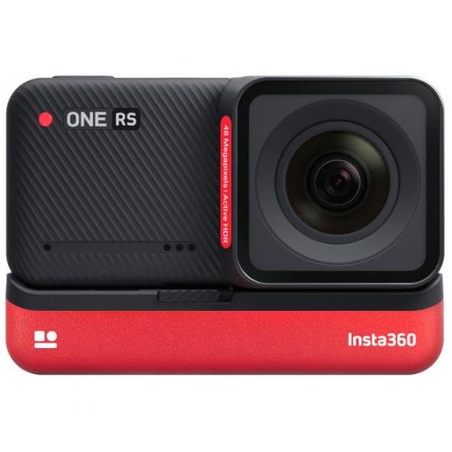 Camera video actiune Insta360 ONE RS 4K Edition, Black-Red