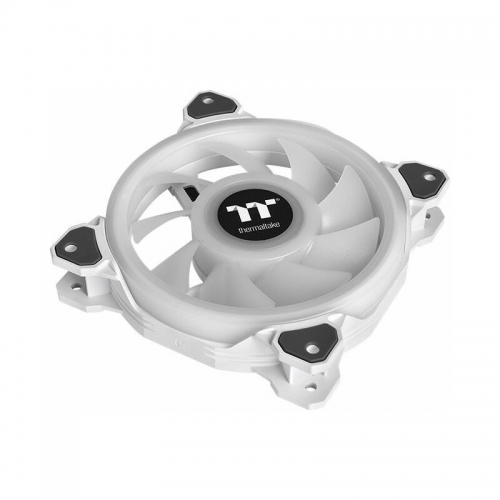 Ventilator Thermaltake Riing Quad 12 White ARGB Premium Edition, 120mm, 3 bucati