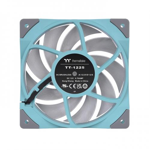 Ventilator Thermaltake ToughFan 12 Turquoise High Static Pressure, 120mm