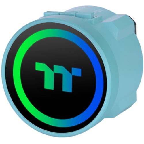 Cooler procesor Thermaltake TOUGHLIQUID 240 ARGB Sync Turquoise, 2 x 120 mm