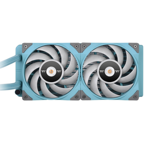 Cooler procesor Thermaltake TOUGHLIQUID 240 ARGB Sync Turquoise, 2 x 120 mm