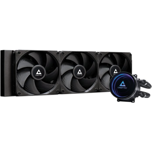 Cooler procesor Chieftec Iceberg 360 Dark, ARGB LED, 3 x 120 mm, Black