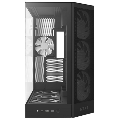 Carcasa NZXT H9 Flow RGB+ (2025) Black, Fara sursa