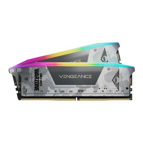 Kit Memorie Corsair Vengeance RGB Call of Duty Warzone Edition AMD EXPO/Intel XMP 3.0, 32 GB, DDR5-6400MHz, CL40, Dual Channel