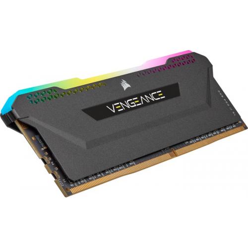 Kit Memorie Corsair Vengeance RGB PRO SL 64GB, DDR4-3200MHz, CL16, Quad Channel