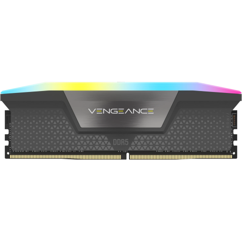 Kit Memorie Corsair Vengeance RGB Grey Intel XMP 3.0/AMD EXPO 64GB, DDR5-6000MHz, CL40, Dual Channel