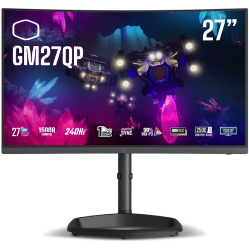 Monitor LED Curbat Cooler Master GM27QP, 27 inch, 2560 x 1440 pixeli, 1 ms, Black