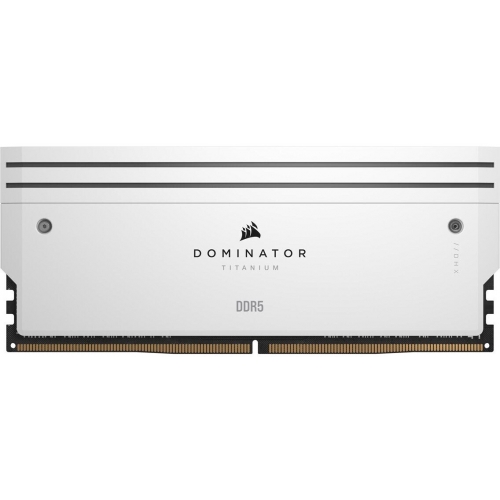 Kit Memorie Corsair Dominator Titanium RGB White Intel XMP 3.0 48GB, DDR5-6000MHz, CL30, Dual Channel
