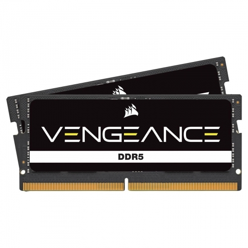 Kit Memorie SO-DIMM Corsair Vengeance Black 96GB, DDR5-5200MHz, CL44, Dual Channel - DESIGILAT