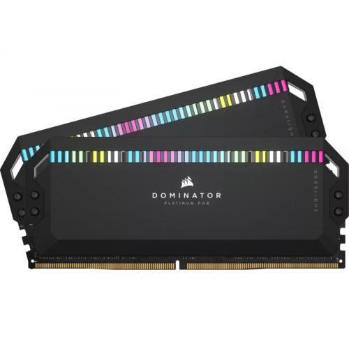 Kit Memorie Corsair Dominator Platinum RGB Black Intel XMP 3.0, 32GB, DDR5-6000MHz, CL30, Dual Channel