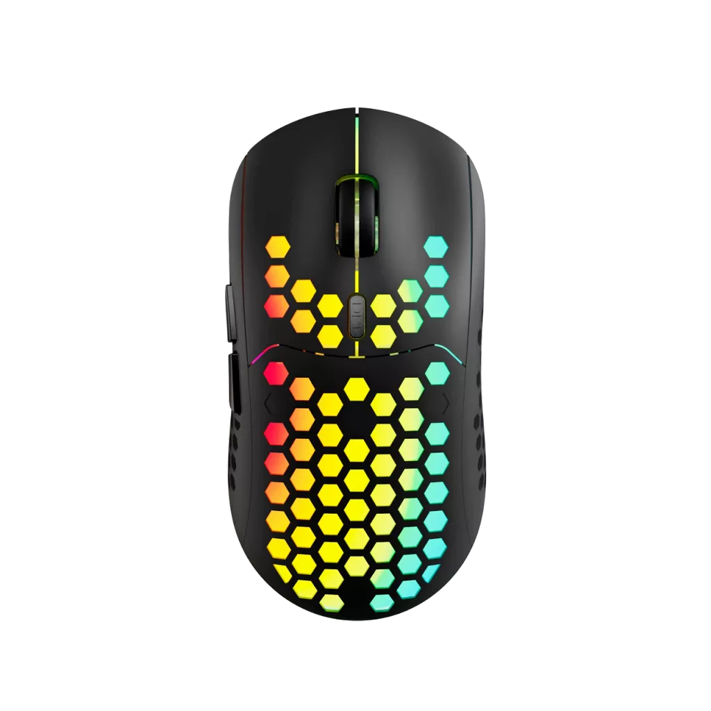 Mouse Optic Canyon GMW-18, RGB LED, USB Wireless, Black