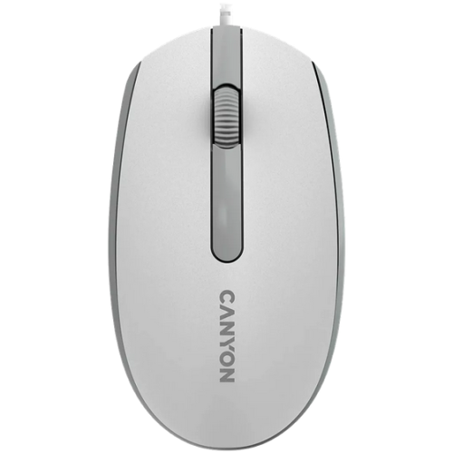 Mouse Optic Canyon M-10, USB, White-Gray
