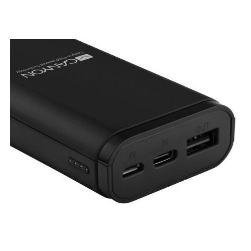 Baterie Portabila Canyon CNE-CPB010B, 10000mAh, 1x USB, Black