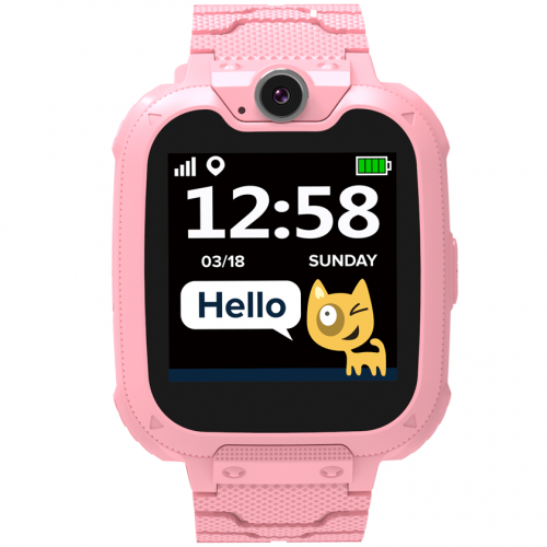 Smartwatch Canyon Tony Kids Watch, 1.54inch, Curea Silicon, Pink