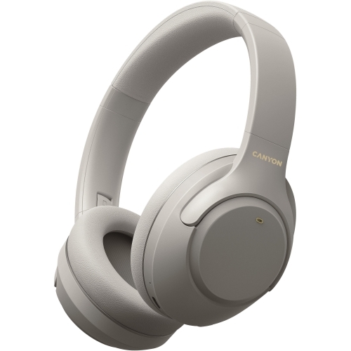 Casti cu microfon Canyon OnRiff 6 ANC, Bluetooth/3.5mm jack, Grey