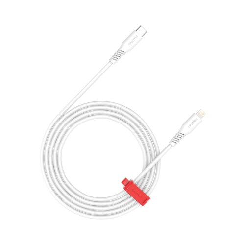 Cablu de date Canyon CLN30SC, USB-C - Lightning, 1.2m, White